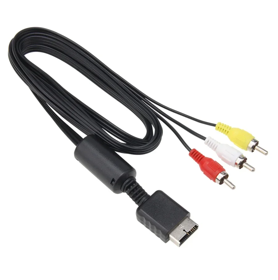 

50pcs 6FT Component Audio Video AV Cable Cord Wire to 3 RCA TV Lead For SONY PS2 PS3 Console