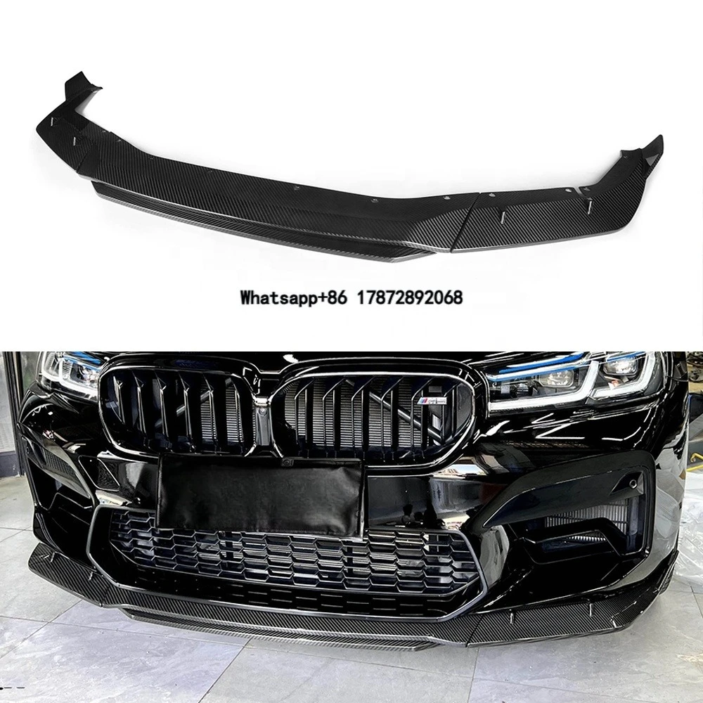 M5 F90 LCI MT Style Prepreg Carbon Fiber Front Bumper Lip 2018-2023