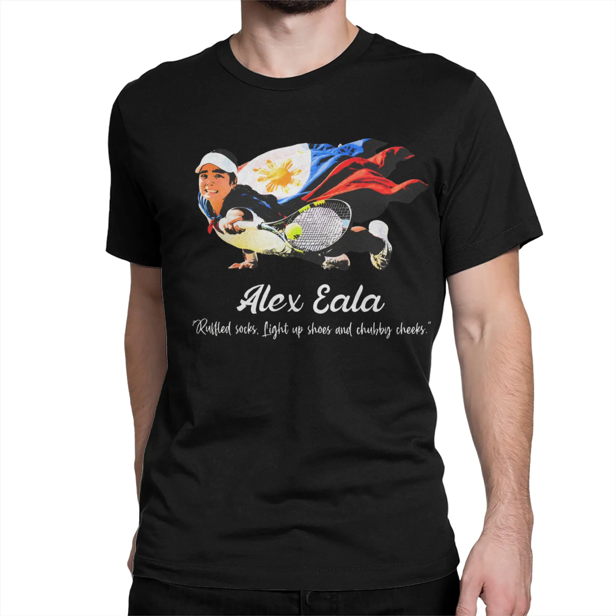 Awesome Alex Eala Tennis- Filipino Pride T-Shirt Men Women's Crew Neck Pure Cotton T Shirts  Short Sleeve Tees Plus Size Tops
