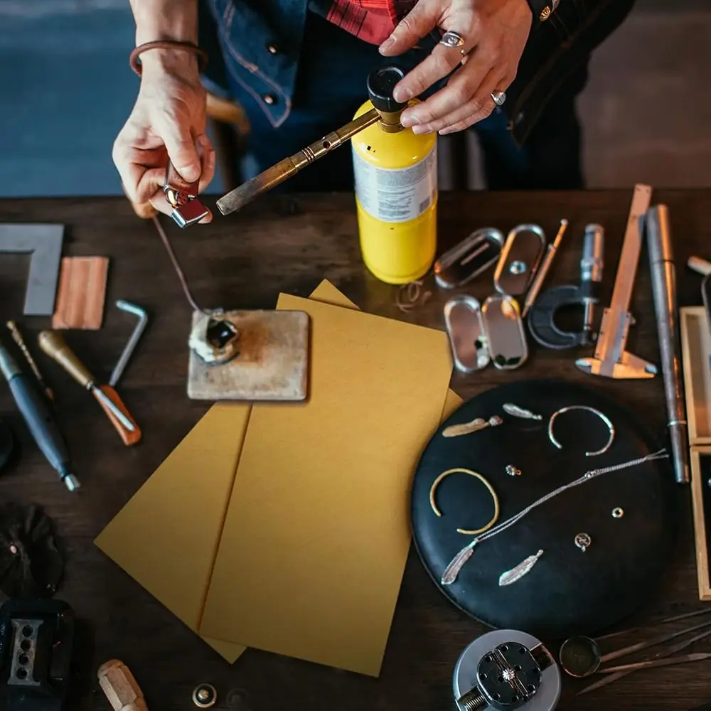 Nueva hoja de placa de latón y cobre, 0,5mm, 0,8mm, 1mm, placa de latón de varios tamaños, modelo DIY