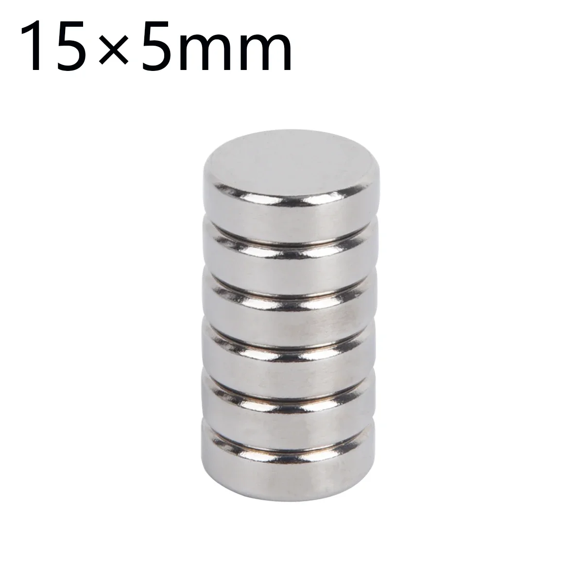 

15x5mm Neodymium Magnet Rare Earth Permanent Magnet Material Strong Magnetic Round Magnets for Office Storage Whiteboard 3~30pcs