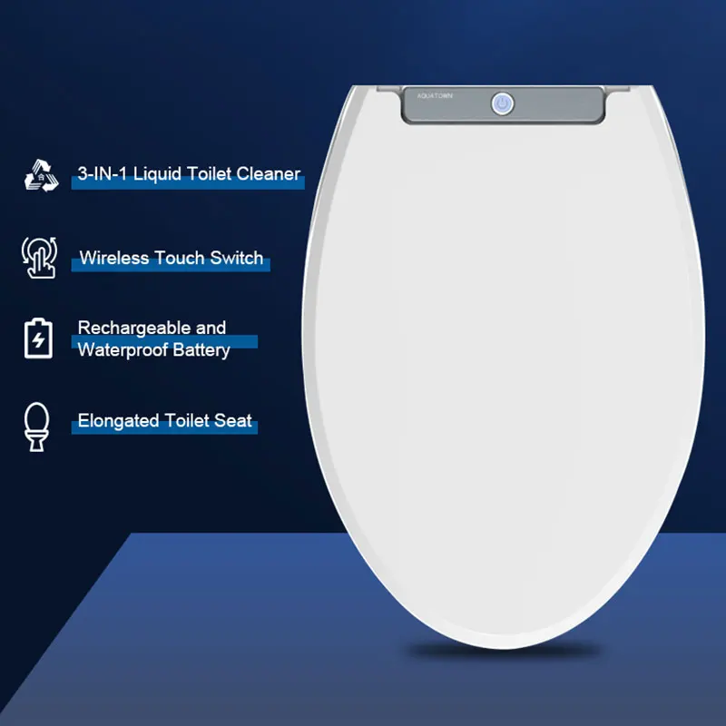 Best Selling Self Cleaning Smart Toilet Seat Innovative Design Multi-Function Smart Toilet Lid