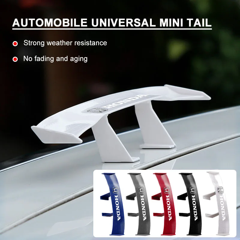 

Carbon Fiber Car Mini Rear Spoiler Mini Small Wing Model Decoration for Honda Mugen Power Civic Accord CRV Hrv Jazz Jade Honda