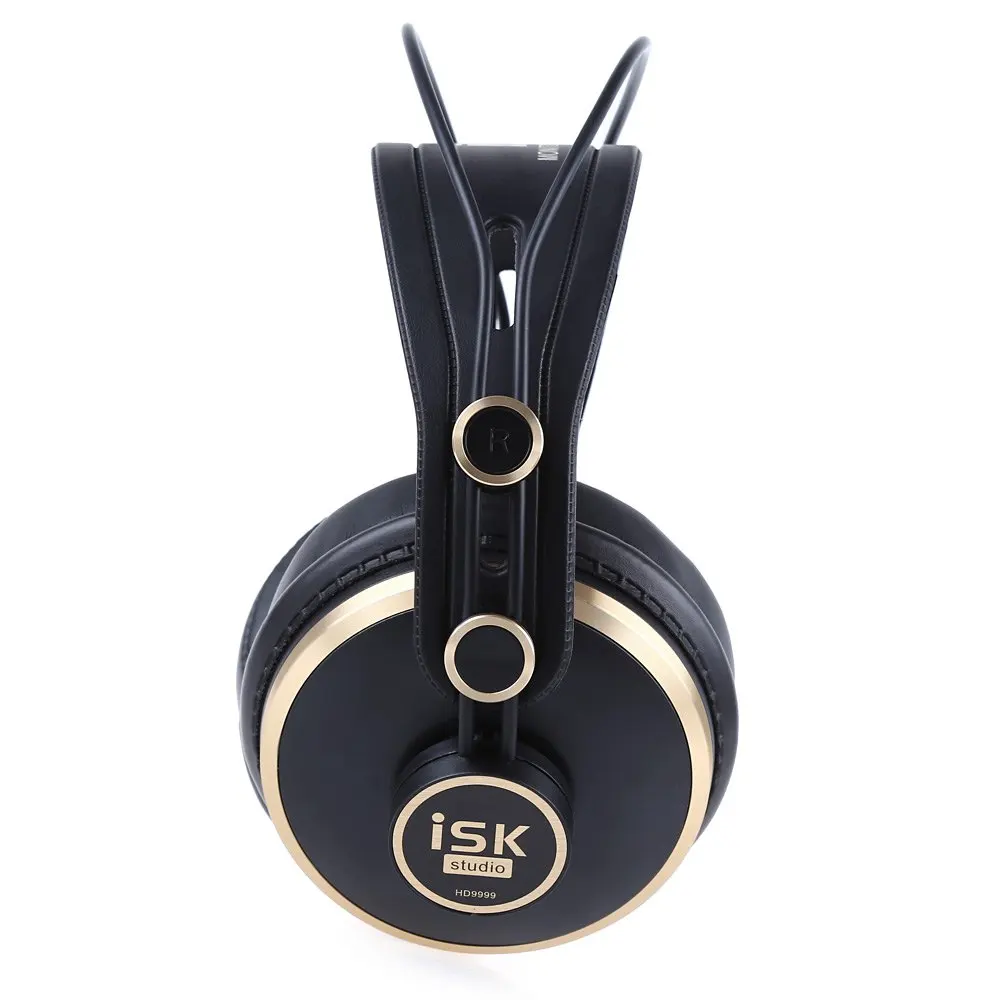 ISK HD9999 Fully Enclosed Monitor Headset Earphone for HIFI Music DJ/audio Mixing Recording Studio Comfortable Headphones