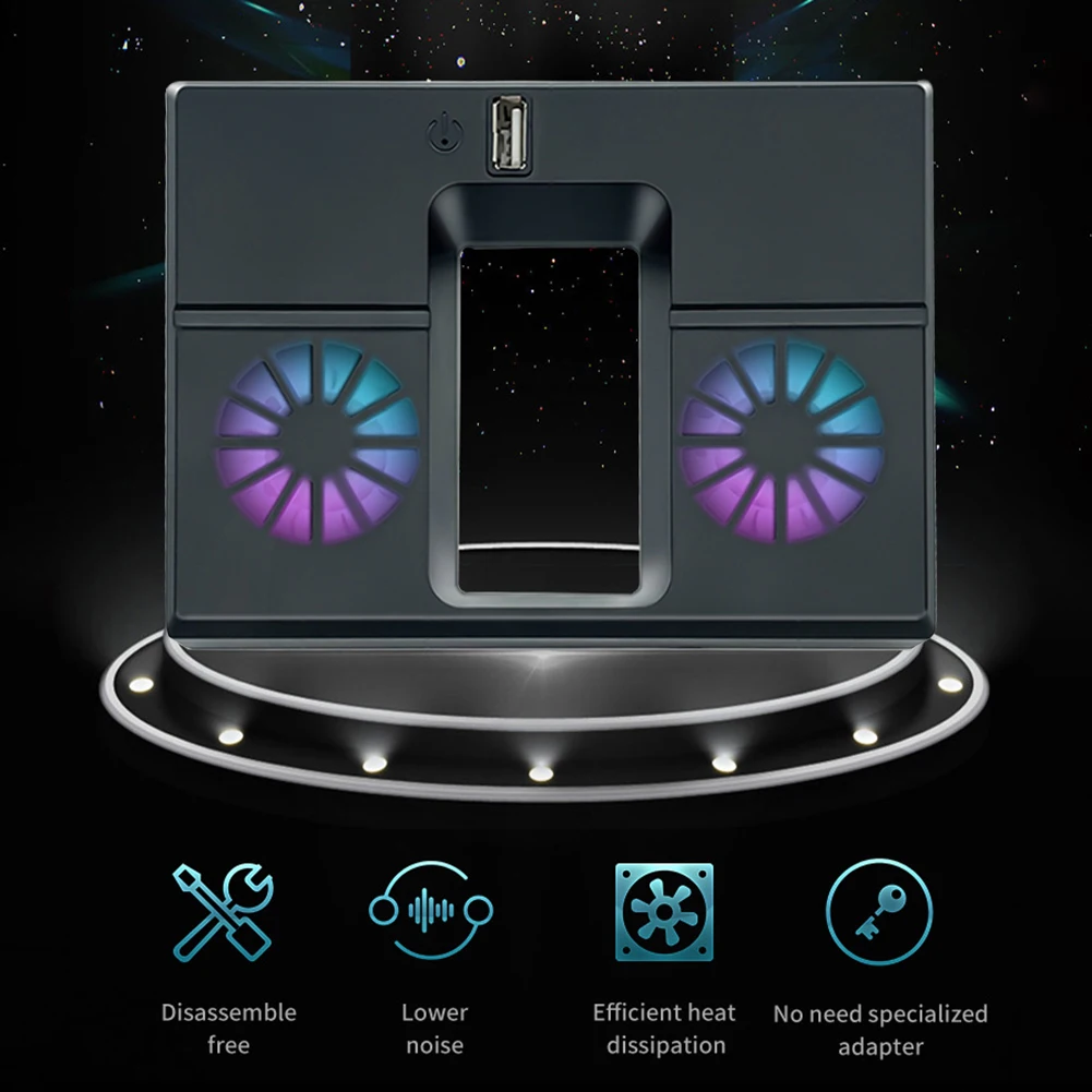 مروحة تبريد عمودية مع مراوح مزدوجة ومنفذ USB وملحقات نظام التبريد المبرد الجانبي المضيف لسلسلة Xbox X