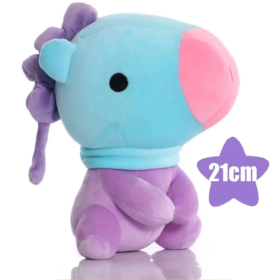 B-T-21 Cartoon-Tier Plüschtier Schlüsselanhänger Handy-Anhänger Tata Koay Shooky Mang Cooky Büro-Entspannungsgeschenk für Freunde Rucksack