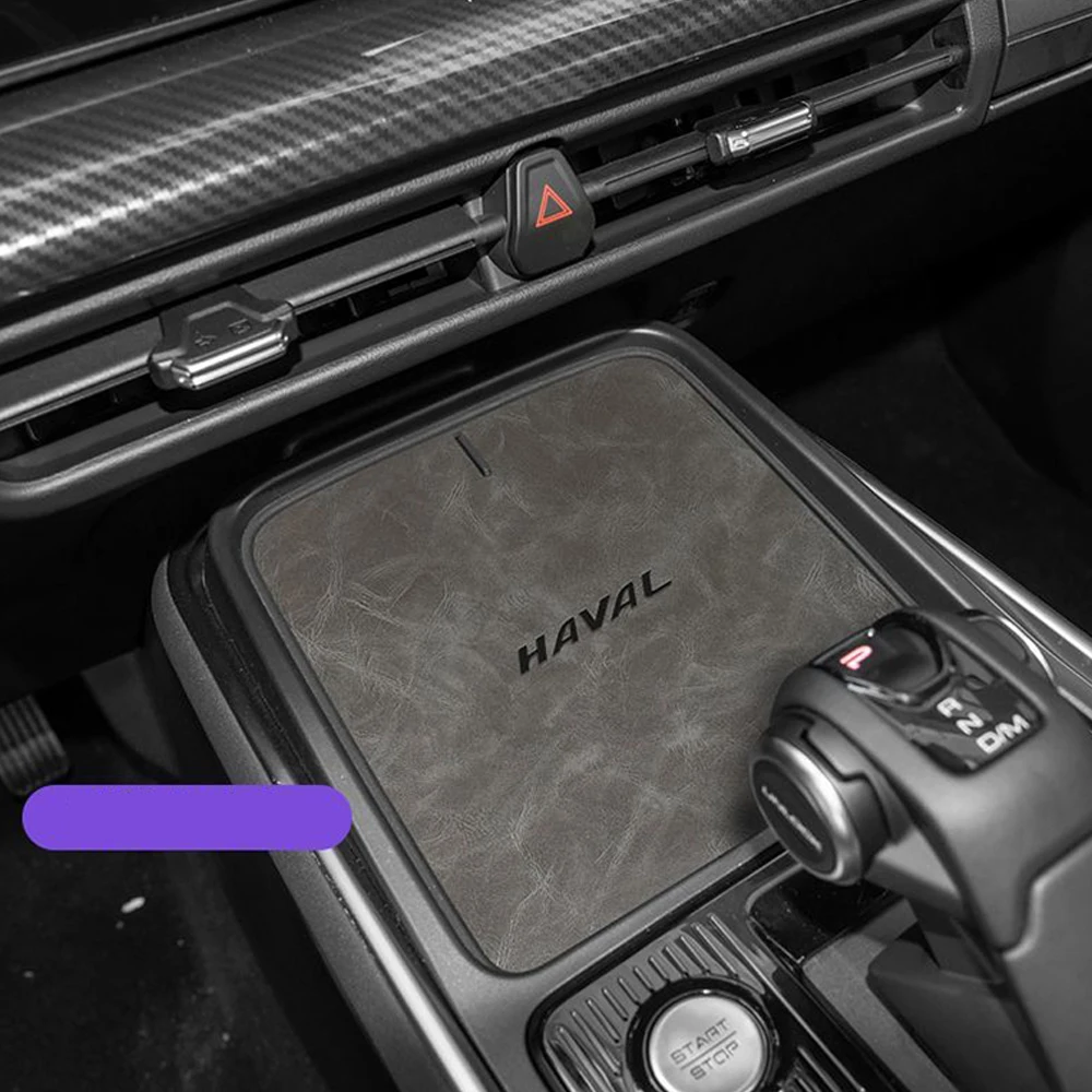 

For Haval Cool Dog 2022 Leather Door Groove Mat Gate Storage Slot Coaster Dust-proof Car Interior Sticker Water Up Pad