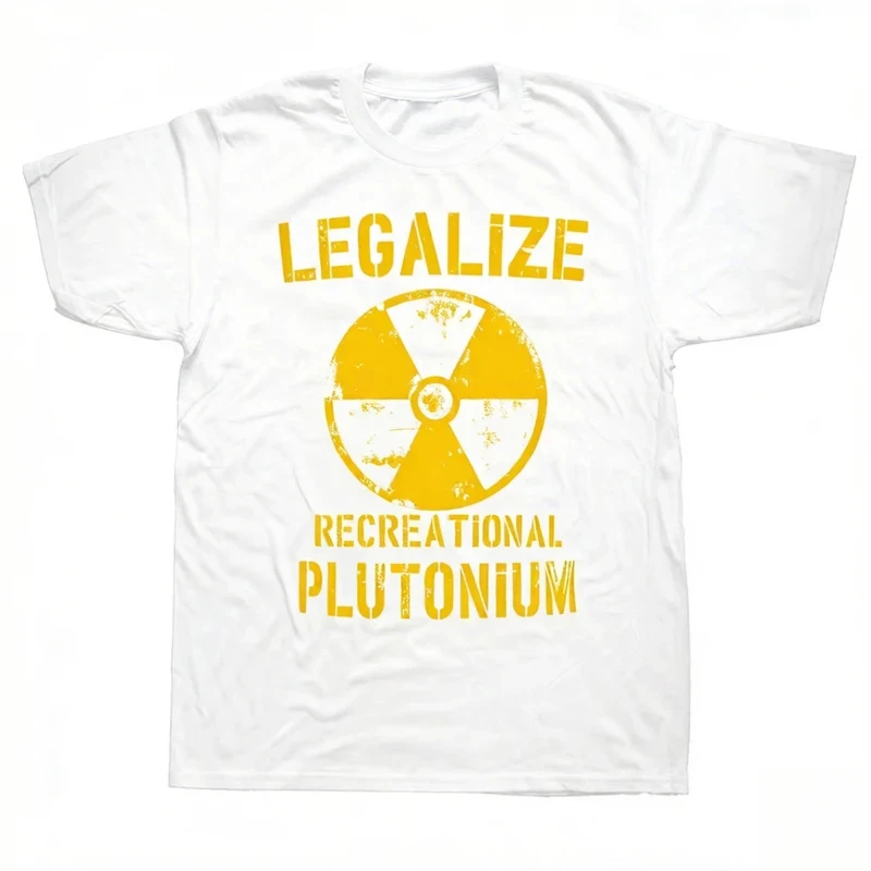 2026 New Funny Legalize Recreational Plutonium Graphic Print T-shirt Short Sleeve Streetwear Men Women Casual Top