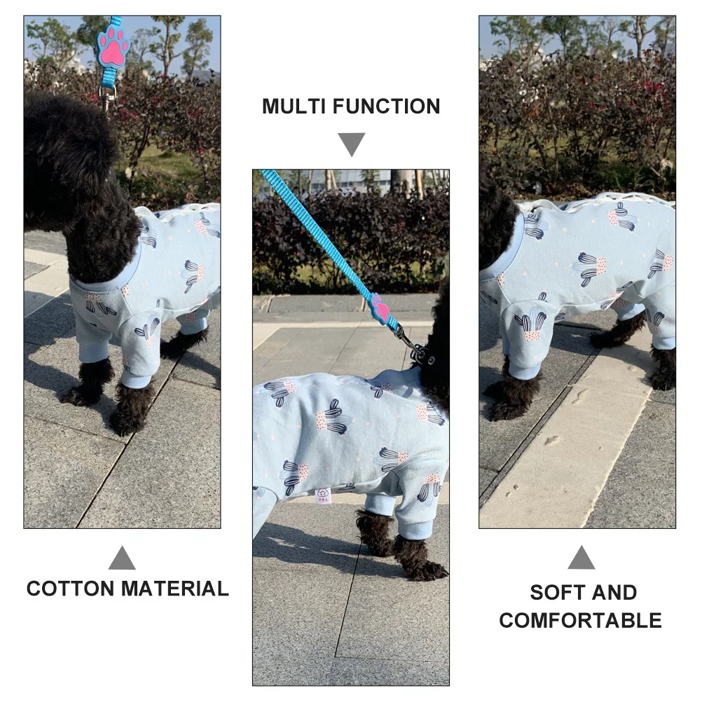 

Dog Wound Recovery Suit Cotton Anti-Lick Surgical Apparel For Pet Sterilization After Surgery Care Pet Recovery Suit Dog