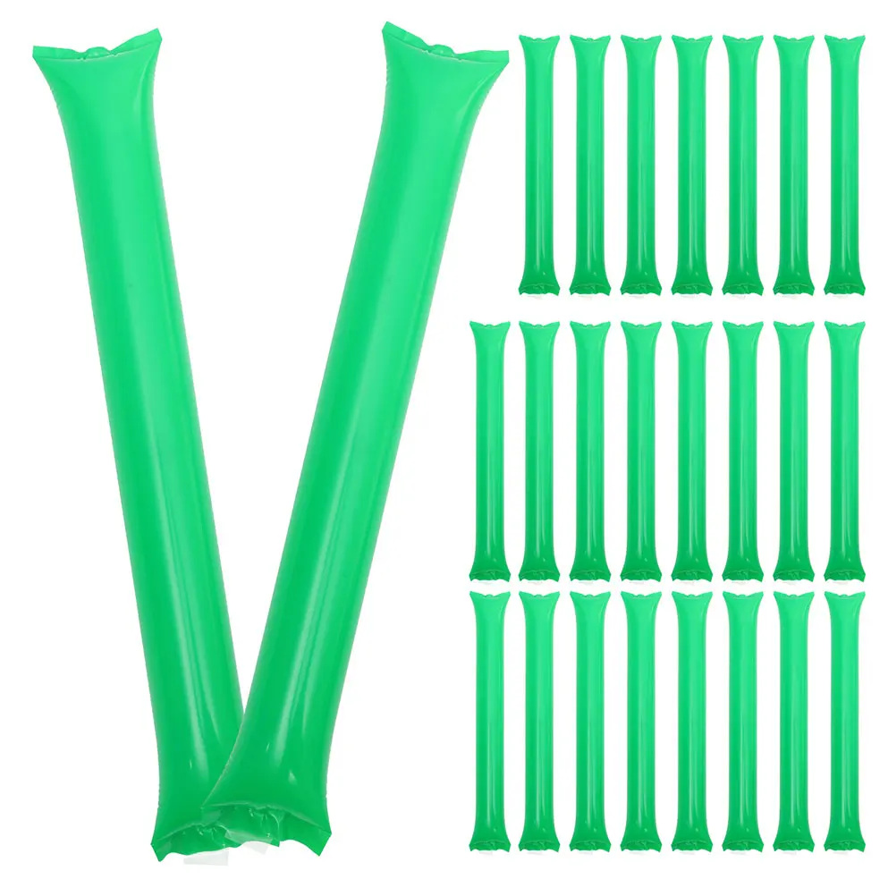

50pcs Inflatable Cheer Sticks Red Lightweight Portable Sports Event Party Favors PE Material Safe Concert