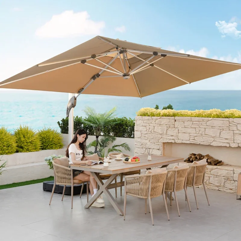 Beach Sunshade Outdoor Umbrella Large Parasol Patio Furniture Equipment Portable Folding Skewer Garden Camping De Plage Fixing