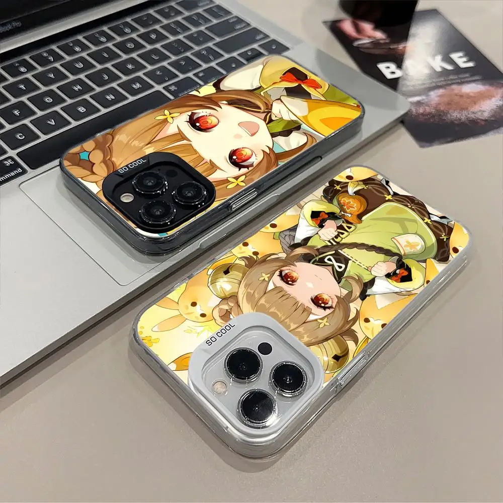 

Game GI Yaoyao Translucent Mobile Phone Case for iPhone 17 16 15 14 13 12 11 X XR XS Air Pro Max Plus Colorful Cover