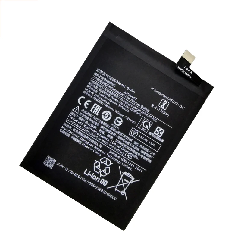 2026 Years 100% Original High Quality New BN59 5000mAh Battery For Xiaomi Redmi Note10 Note 10 10S Batteries Bateria Tools image 4