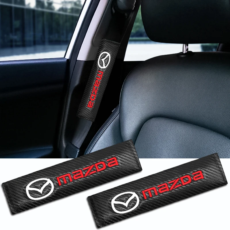 

Автомобильный ремень безопасности, защита плеч, подушки, аксессуары для интерьера для Mazda 3 Axela 6 Atenza CX-5 2 Demio CX-3 CX-30 MX5