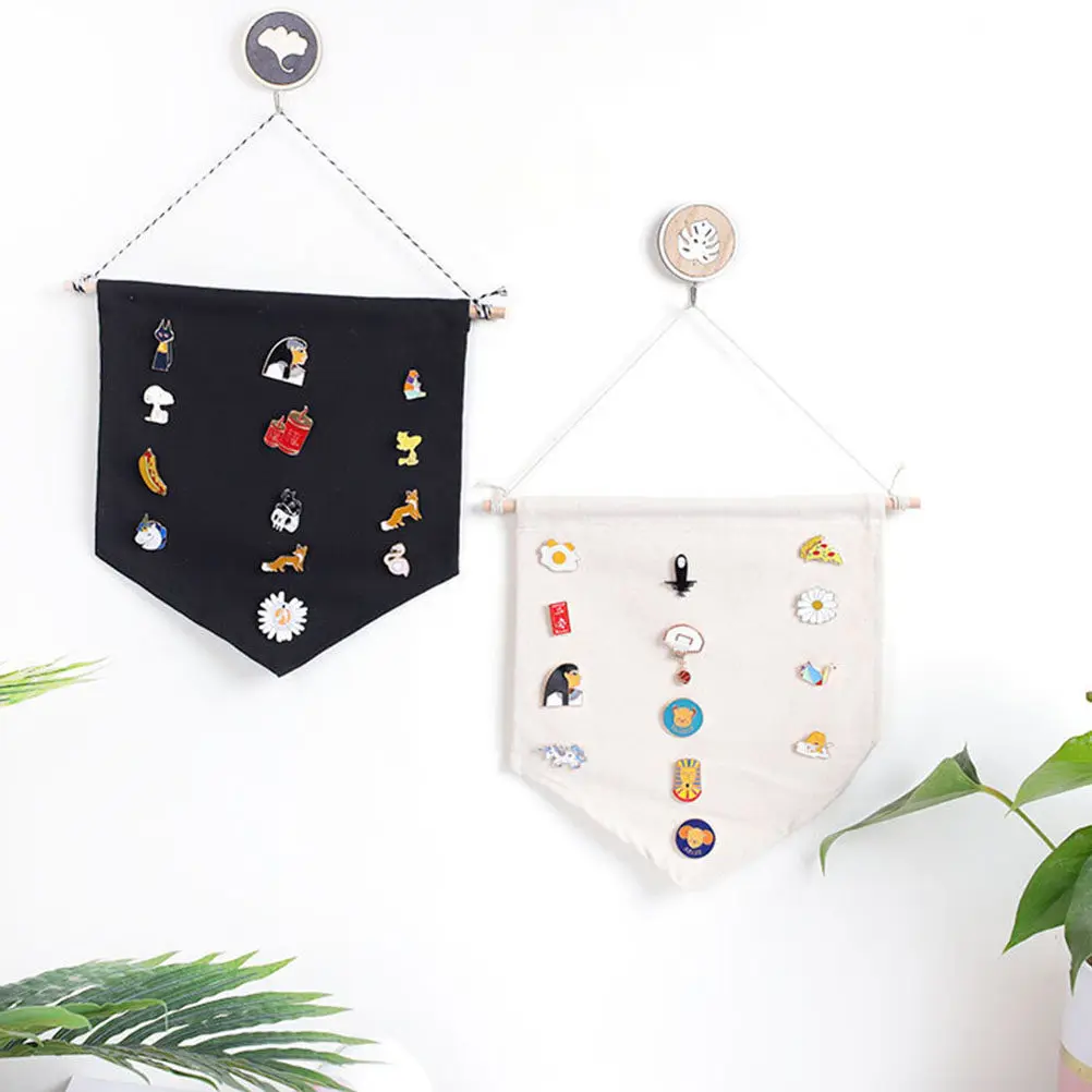 

3Pcs Hanging Banner Pendant Easy Install DIY Pennant Decor for Badge Display Craft Decoration Pure DIY Pennant Decor