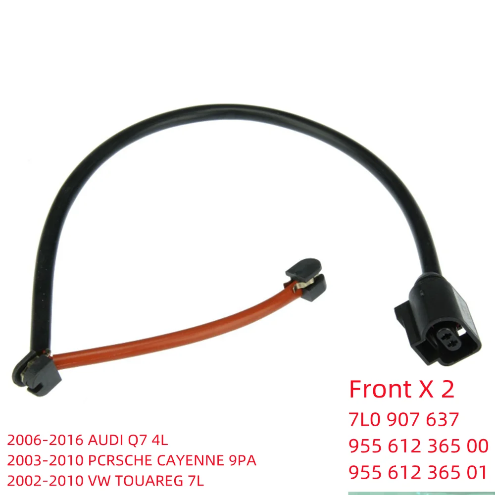 Front Rear Brake Systems Brake Wear Sensor Alarm For AUDI Q7 A6 C7 A7 Q5 A4 B5 RS4 For PCRSCHE CAYENNE PANAMERA For VW TOUAREG