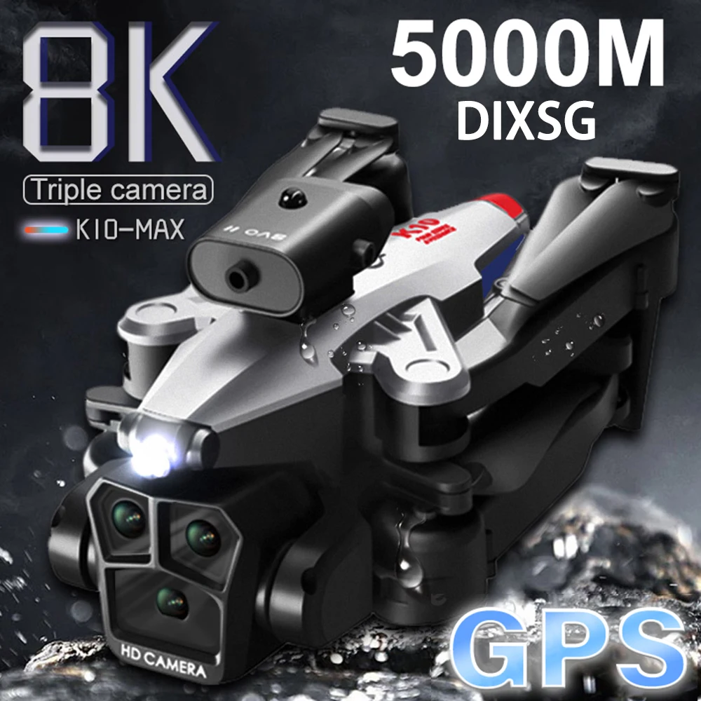 DIXSG New K10 MAX High Definition Aerial Photography Drone 5G Obstacle Avoidance Remote Control Aircraft Optical Flow Quadcopter