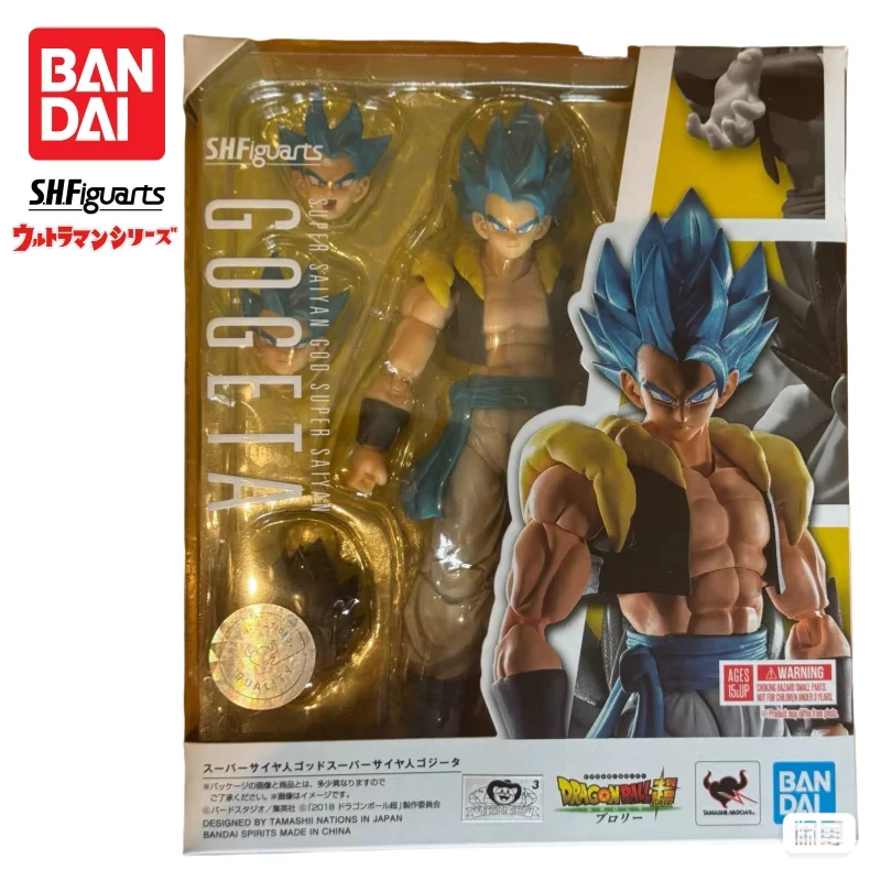 

In Stock Bandai S H Figuarts Original Dragon Ball Gogeta Doll Brand New Boxed Action Figure Anime Characters Model Garage