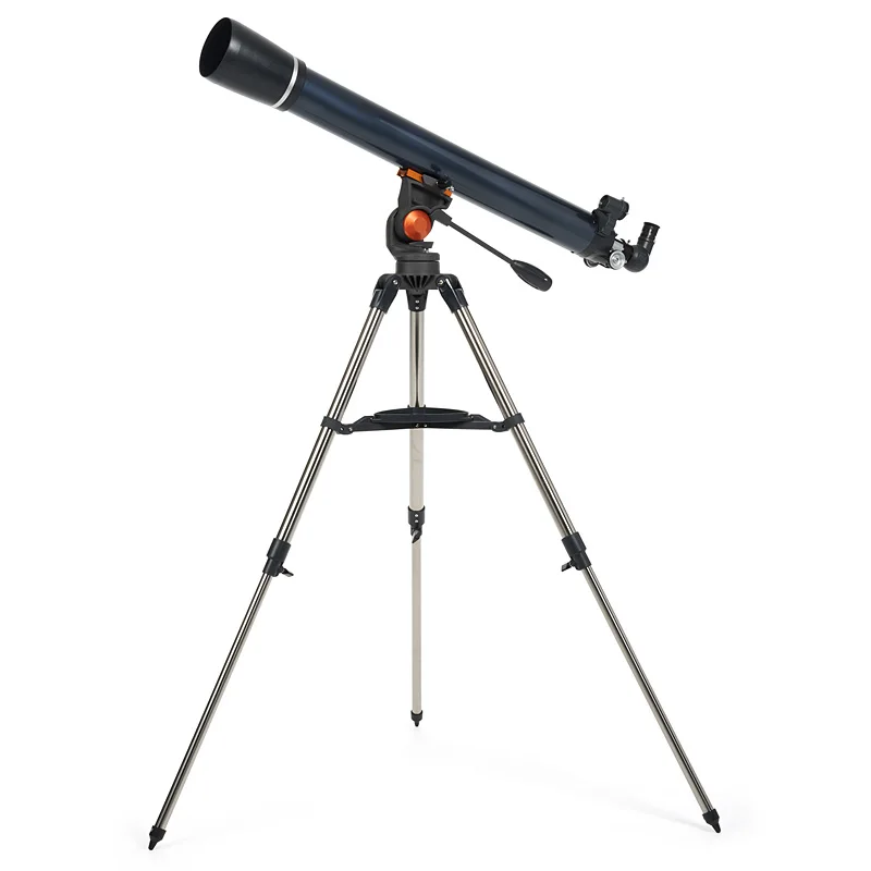 Celestron AstroMaster 90 AZ Altazimuth Refractor Telescópio Astronômico para Crianças Estudante Telescópio Astronomia Hobby Iniciantes
