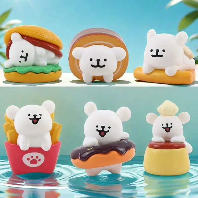 Gourmet afternoon tea, lines, puppies, blind bags, blind boxes, cute grains, peripheral dolls, desktop car knick-knacks