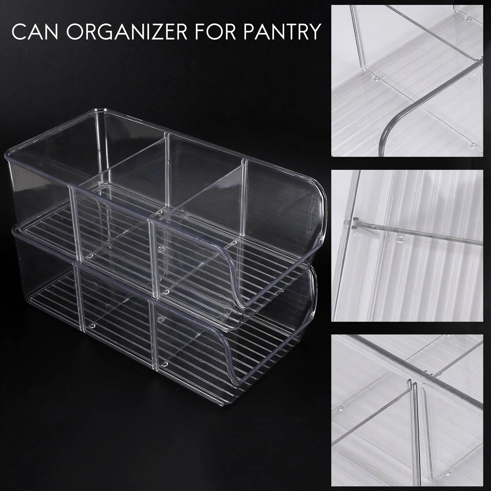 

A89Q-2Pcs Food Packet Kitchen Storage Organizer - Holds Spice Pouches, Dressing Mixes In Pantry, Cabinets Or Countertop