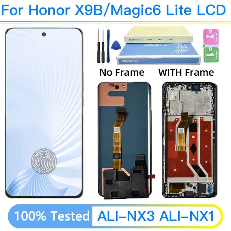 678''-new-120hz-for-honor-x9b-lcd-magic6-lite-ali-nx3-display-screen-touch-digitizer-for-honor-magic-6-lite-lcd-x50-display