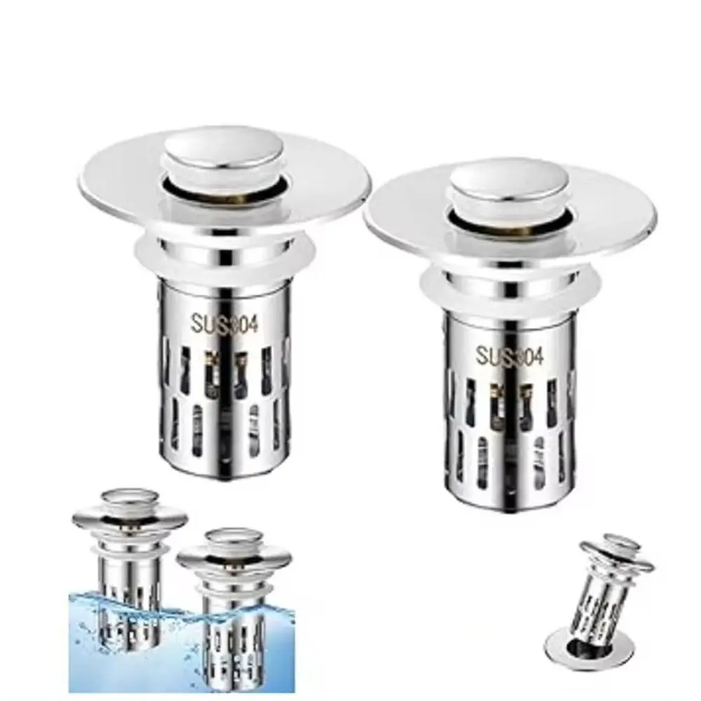 

Всплывающий слив для пола с защитой от засорения, ловушка для волос, многофункциональный фильтр для раковины, сливная пробка, аксессуары для ванной комнаты