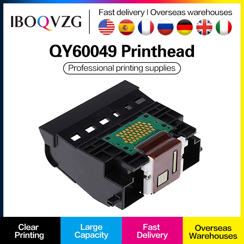 

IBOQVZG 100% Test Refurbished QY6-0049 Print Head Use For Canon i860 i865 MP750 MP760 MP780 Printhead Printer Parts