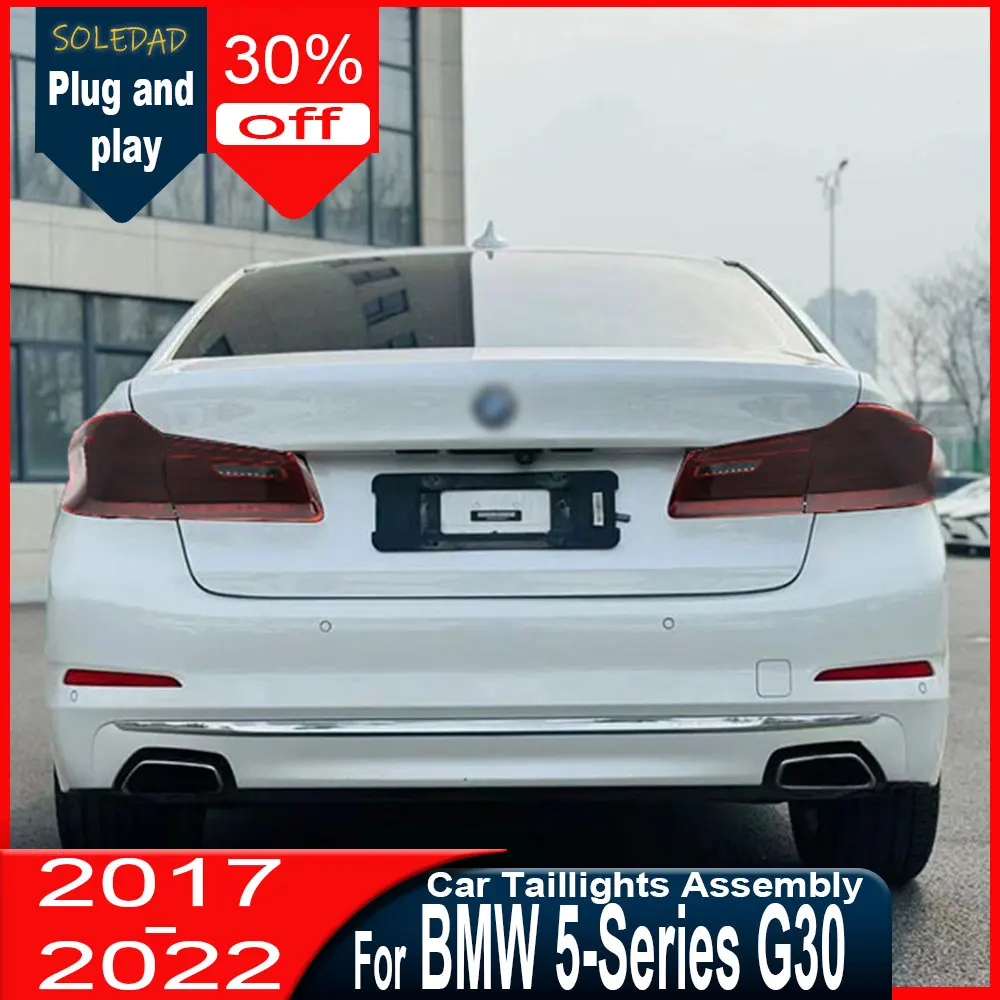 

Задние фонари RGB LED для BMW G30 520i 530i M5 2017-2020: указатели поворота, стоп-сигналы, фонари заднего хода, противотуманные фары