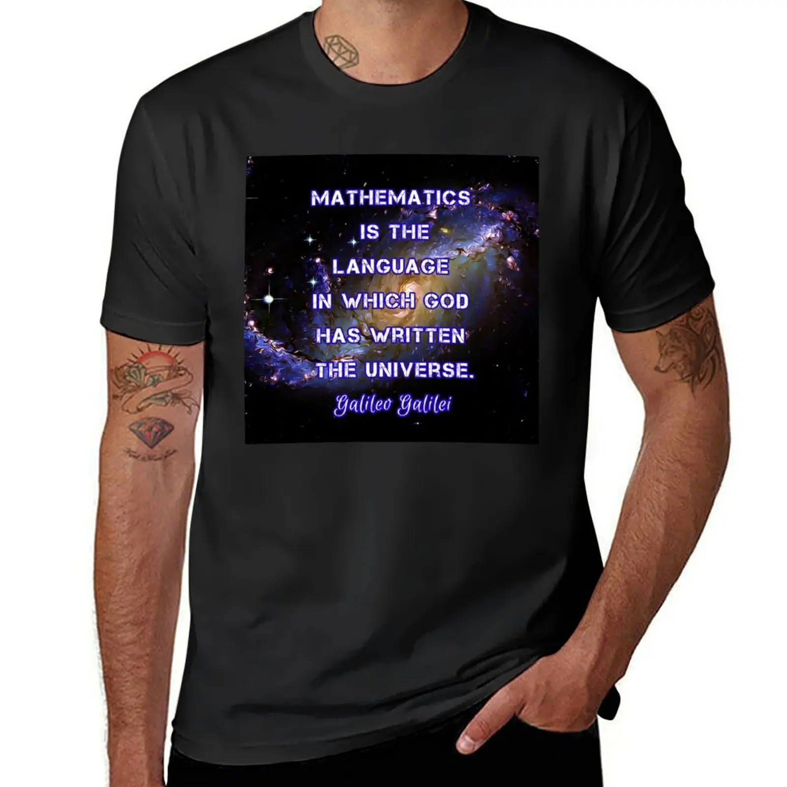 Mathematician Gift God Wrote Universe with Language Mathematics T-Shirt hippie clothes oversizeds men t shirt