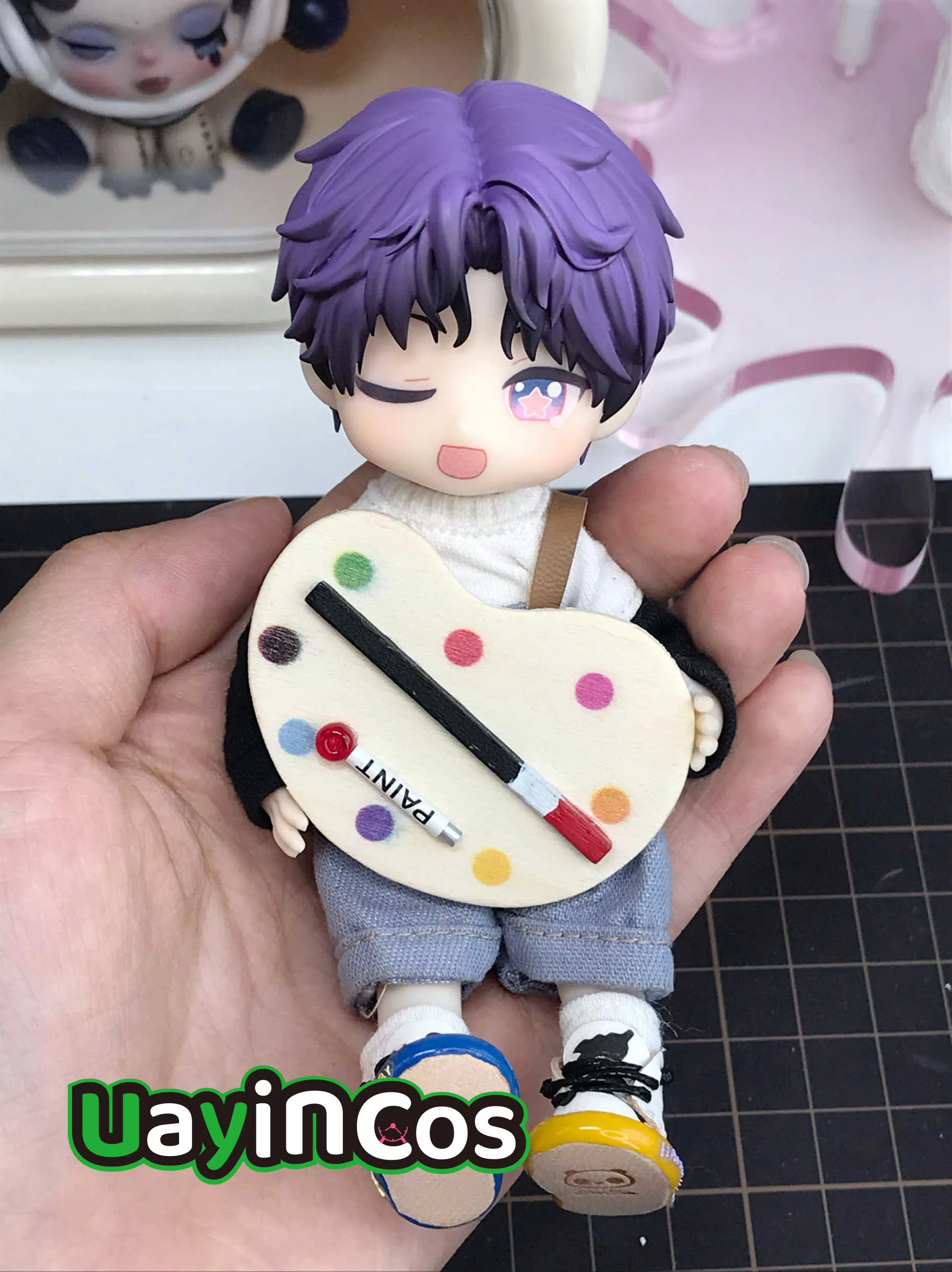 Love and Deepspace Ralayo Handmade OB11 Detachable Model Hair Shell GSC BJD Doll Accessories Game Anime Figure Toy For Kids Gift