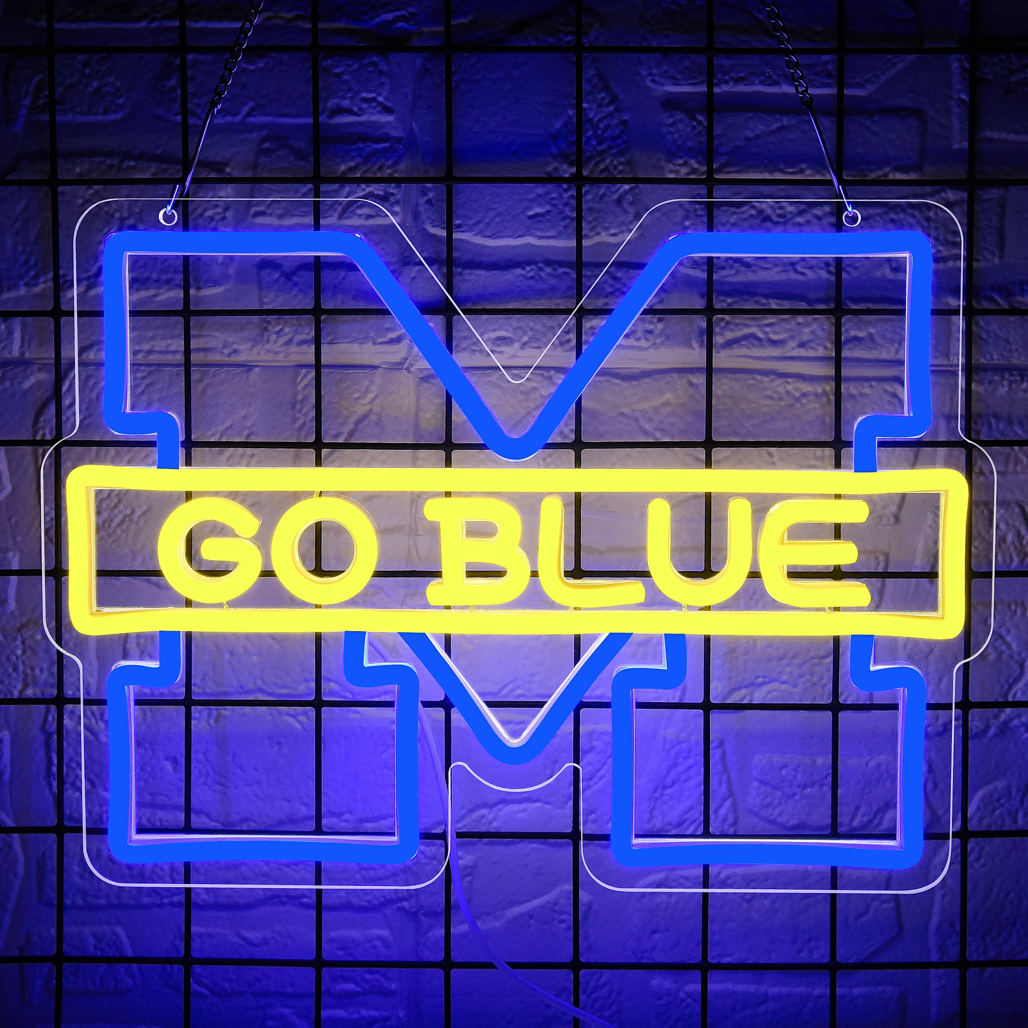 

University Neon Sign for Wall Decor University College Team Logo LED Sign for Dormitory Bar Club Birthday Gifts for Sport Fans
