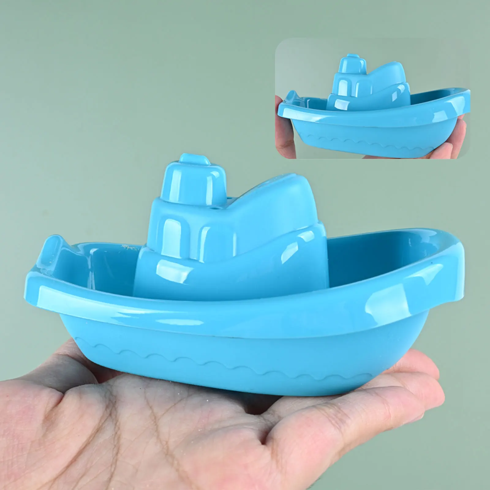 Brinquedos de banho infantis, barcos empilhados, regadores multicoloridos, colheres de banho interativas para pais e filhos, barcos de praia, colheres com vazamento
