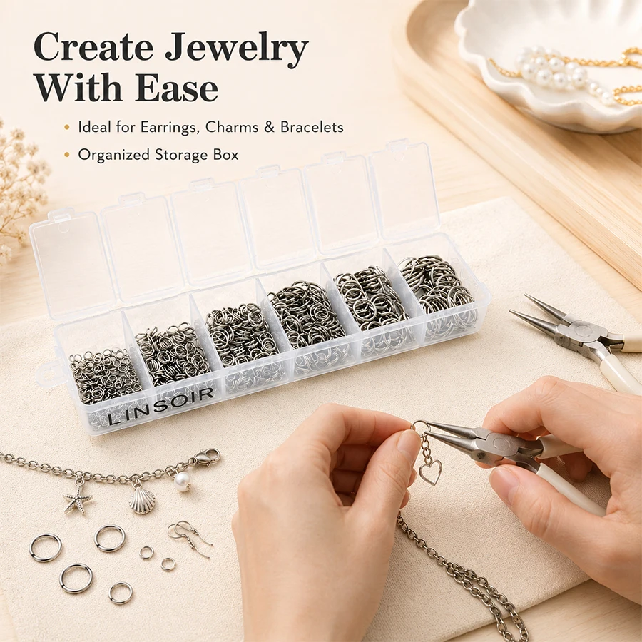 770 Parça Paslanmaz Çelik Açık - Jewelry Making Box incelemesi ve fiyatı
