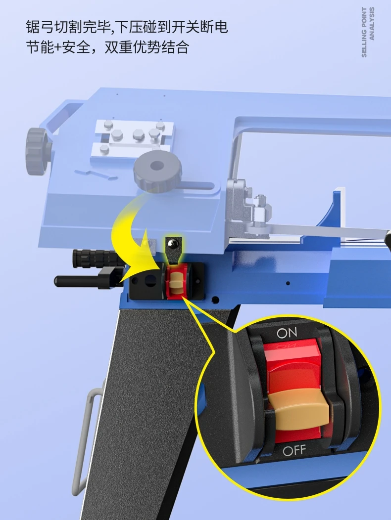 

For 5012 Band Saw Machine Small Sawing Machine Metal Cutting Vertical Horizontal Electric Rebar Cutting Machine