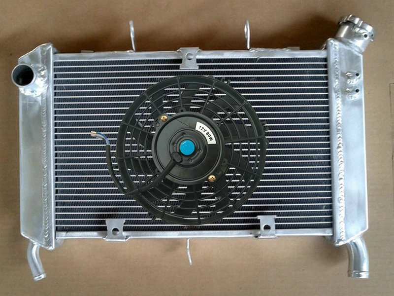 

Aluminum Radiator +Fan For YAMAHA FZ6 FZ6N FZ6-N 2007-2009 2008 07 08 09