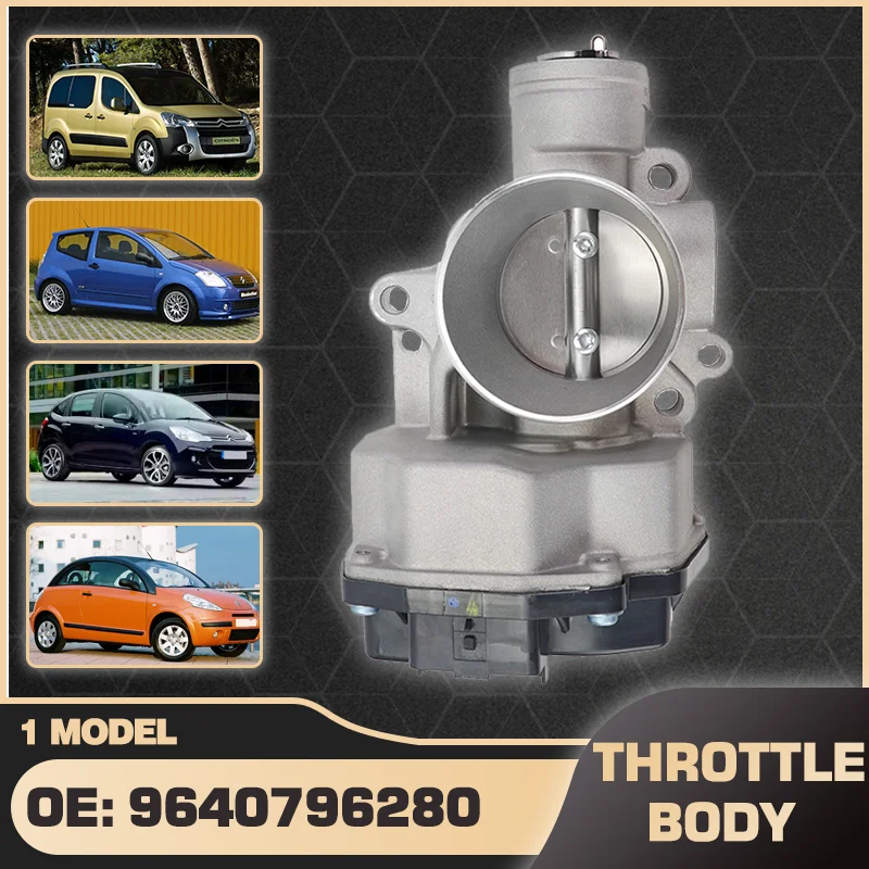 

9640796280 Throttle Body Throttle Valve For Citroen Berlingo Citroen C2 Citroen C3 I Citroen C3 Pluriel 1635R8 Car Accessories