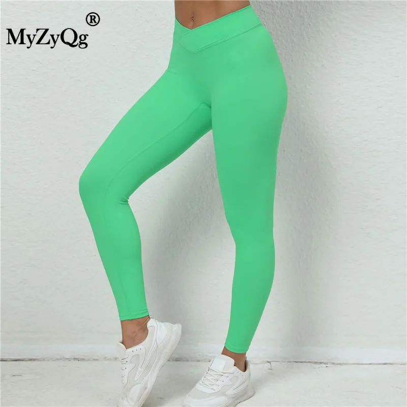 

MyZyQg Women Peach Hip Cross Waist Fitness Pants Pleated Hip Lift Yoga Pants Running Exercise Quick Drying Leggings