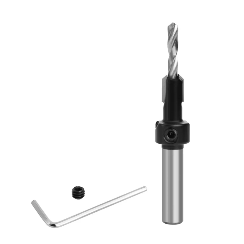 Countersink Drill Woodworking Drill Bit Drilling Holes For Screw Counter Bore Drill Screw Countersunk 8/10MM Shank