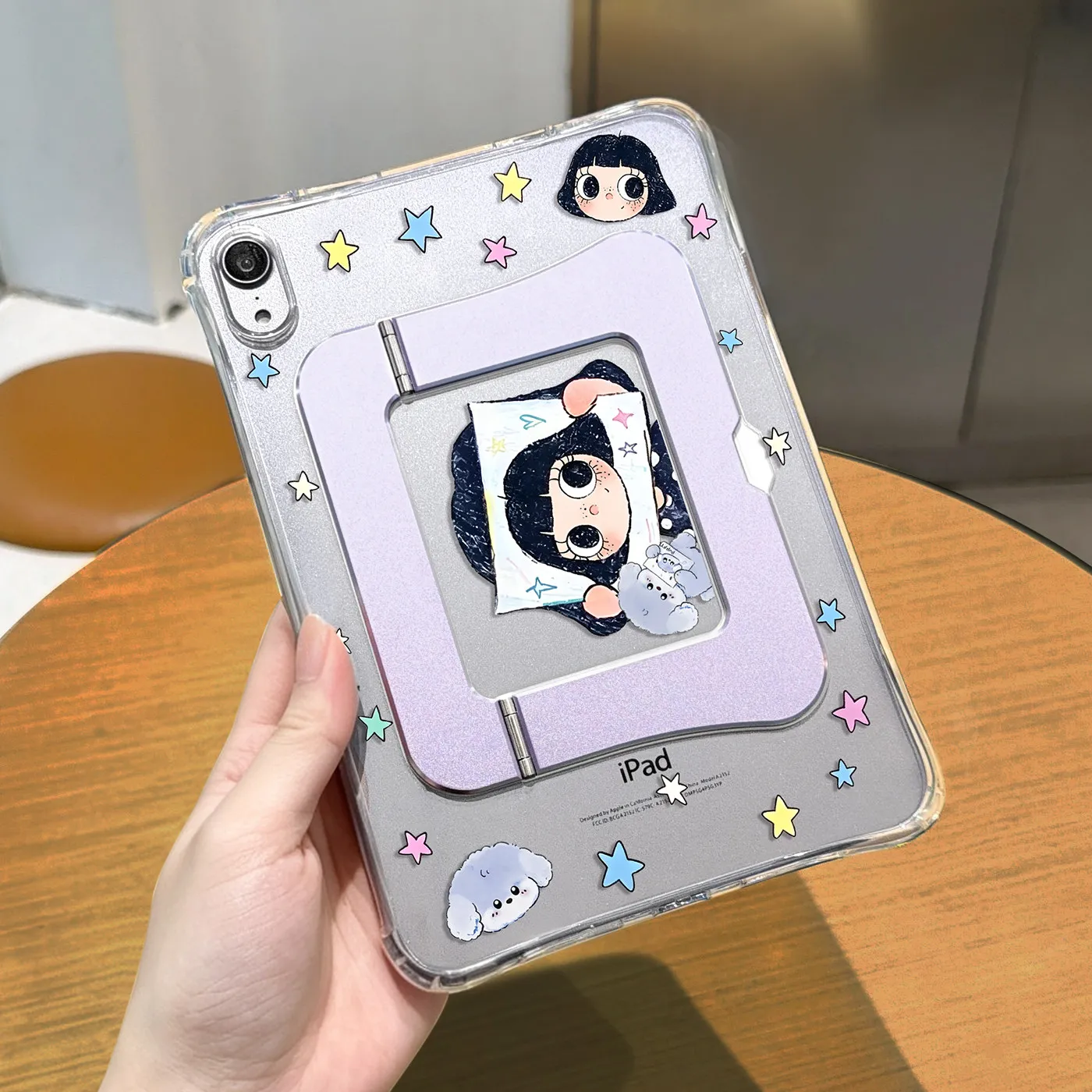 capa-de-tablet-para-ipad-11-air8-7-6-com-desenho-de-menina-fofa-de-olhos-grandes-anti-queda-airbag-capa-pivotante-para-ipad-pro-de-10-11-13-polegadas-air56-10ª-11ª-geracao