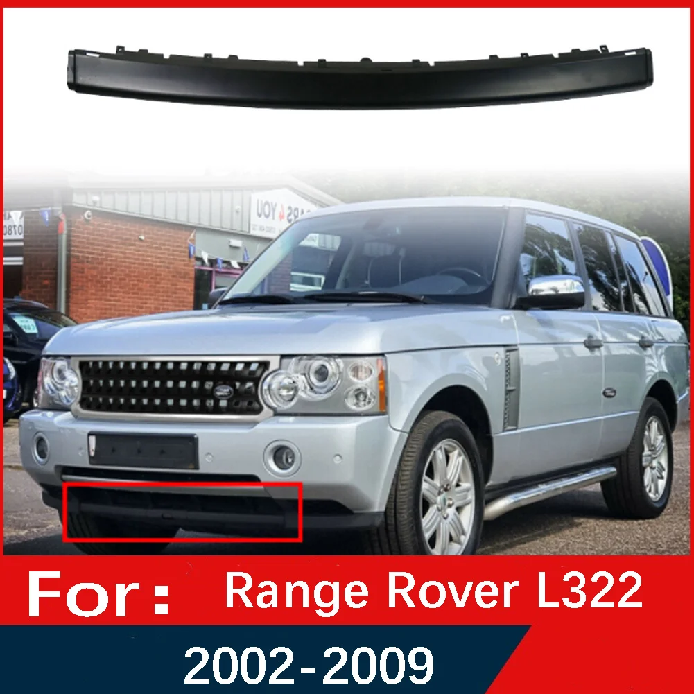 

For Land Rover Range Rover L322 2002-2009 Front Bumper Center Lower Air Deflector Lip Spoiler ABS Car Accessories DXJ500040