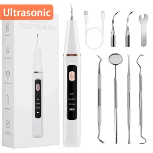 Electric Ultrasonic Dental Scaler Calculus Oral Tartar Remover Tooth Stain Cleaner Teeth Whitening Plaque Calculus Remover
