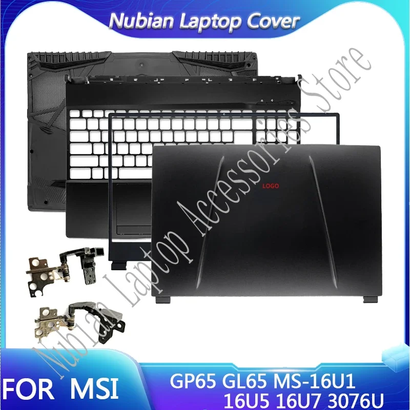 New For MSI GP65 GL65 MS-16U1 16U5 16U7 Laptop Back Cover/Front Bezel/Palmrest/Bottom Case/Hinges