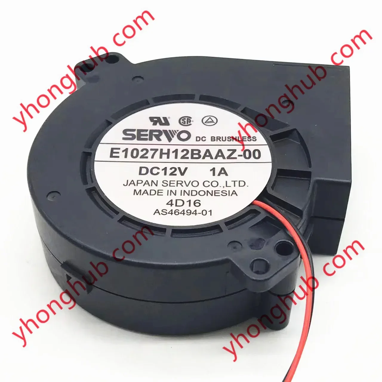 

Japan Servo E1027H12BAAZ-00 DC 12V 1A 97X97X27mm 2-wire Server Blower Fan