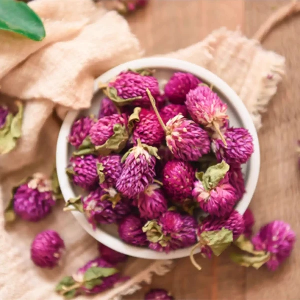 20 stks Gedroogde Bewaarde Bloem paars Gomphrena Globosa Voor Bruiloft Thuis Hotel Decoratie DIY Boeket Project Accessoire