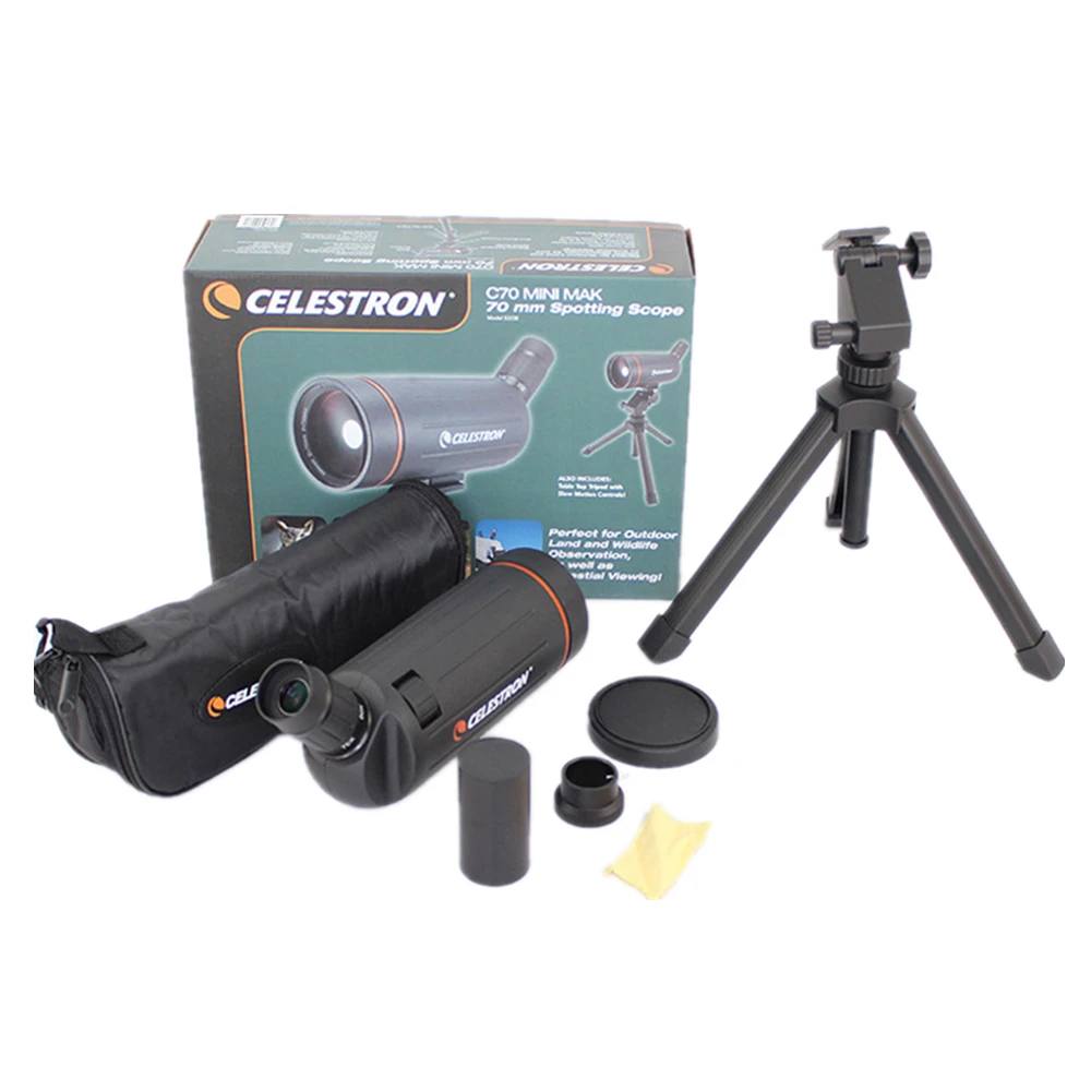 سيليسترون C70 Mini Mak نطاق الإكتشاف Maksutov-Cassegrain Catadioptric نطاق الإكتشاف 25-75x #6