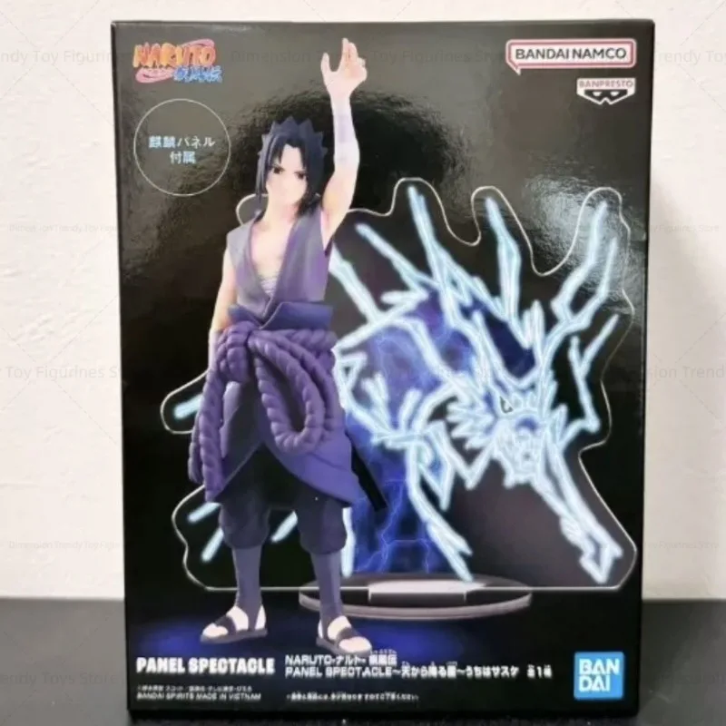 In Stock Bandai BANPRESTO Panel Spektakel Tenkara Furu Kaminari Anime Naruto Shippuden Uchiha Sasuke Action Figure Model Toy DT