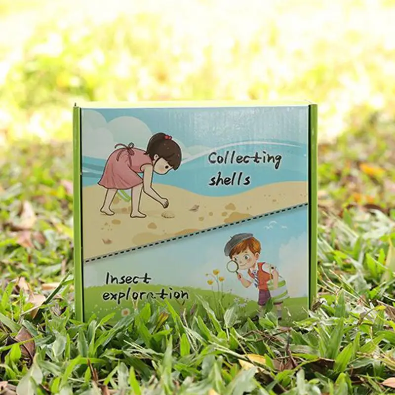 مجموعة أدوات صيد الذباب للأطفال، أدوات استكشاف الطبيعة للأطفال، أدوات التقاط الذبابة للأولاد والبنات، حل التعلم المبكر، مجموعة مراقبة محمولة #6