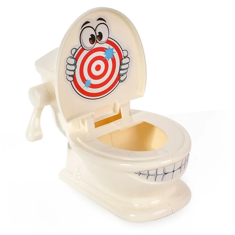 Simulation Toilet Catapult Toilet Toy Double Interactive Toy Desktop Parent-child Game Creative Kill-time Fun