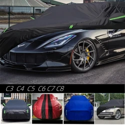 For Corvette C3 C4 C5 C6 C7 C8 Four Seasons Universal Resistant Waterproof Outdoor Full Car Cover Aganist Anti UV Rain Snow